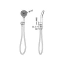 NERO MECCA SHOWER ON BRACKET WITH AIR SHOWER II MATTE BLACK