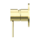 NERO MECCA SHOWER MIXER PLATE BRUSHED GOLD