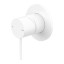 NERO MECCA SHOWER MIXER PLATE MATTE WHITE