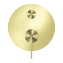 NERO MECCA SHOWER MIXER WITH DIVERTOR BRUSHED GOLD