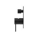 NERO MECCA SHOWER MIXER WITH DIVERTER MATTE BLACK