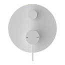 NERO MECCA SHOWER MIXER WITH DIVERTOR MATTE WHITE