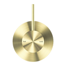 NERO MECCA SHOWER MIXER HANDLE UP BRUSHED GOLD