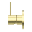 NERO MECCA SHOWER MIXER HANDLE UP BRUSHED GOLD
