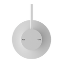 NERO MECCA HANDLE UP SHOWER MIXER MATTE WHITE