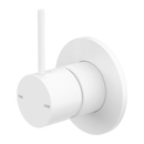 NERO MECCA HANDLE UP SHOWER MIXER MATTE WHITE