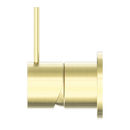 NERO MECCA SHOWER MIXER HANDLE UP PLATE BRUSHED GOLD