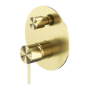 NERO MECCA SHOWER MIXER WITH DIVERTOR BRUSHED GOLD