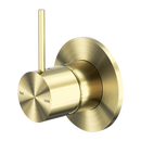 NERO MECCA SHOWER MIXER HANDLE UP BRUSHED GOLD