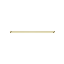 NERO MECCA SINGLE NON-HEATED TOWEL RAIL BRUSHED GOLD (ALSO AVAILABLE IN 600MM AND 800MM)