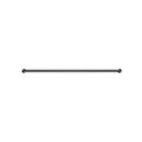NERO MECCA SINGLE NON-HEATED TOWEL RAIL GUN METAL (AVAILABLE IN 600MM AND 800MM)