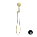 NERO OPAL SHOWER ON BRACKET WITH AIR SHOWER BRUSHED GOLD