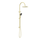 NERO OPAL TWIN SHOWER WITH AIR SHOWER II BRUSHED GOLD