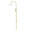 NERO OPAL TWIN SHOWER WITH AIR SHOWER II BRUSHED GOLD
