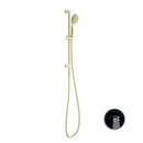 NERO OPAL SHOWER RAIL WITH AIR SHOWER BRUSHED GOLD