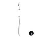NERO OPAL SHOWER RAIL WITH AIR SHOWER BRUSHED NICKEL