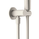NERO OPAL SHOWER ON BRACKET BRUSHED NICKEL
