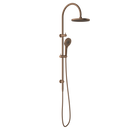 NERO OPAL TWIN SHOWER BRUSHED BRONZE