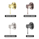 NERO OPAL SHOWER MIXER PLATE GRAPHITE