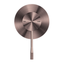NERO OPAL SHOWER MIXER PLATE BRUSHED BRONZE