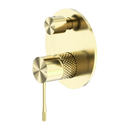 NERO OPAL SHOWER MIXER DIVERTER BRUSHED GOLD