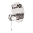 NERO OPAL SHOWER MIXER DIVERTER BRUSHED NICKEL