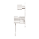 NERO OPAL SHOWER MIXER DIVERTER BRUSHED NICKEL