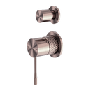 NERO OPAL SHOWER MIXER DIVERTER SEPARATE PLATE BRUSHED BRONZE
