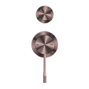 NERO OPAL SHOWER MIXER DIVERTER SEPARATE PLATE BRUSHED BRONZE