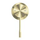 NERO OPAL SHOWER MIXER PLATE BRUSHED GOLD