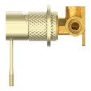 NERO OPAL SHOWER MIXER PLATE BRUSHED GOLD