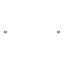 NERO OPAL NON-HEATED SINGLE TOWEL RAIL BRUSHED NICKEL (AVAILABLE IN 600MM AND 800MM)
