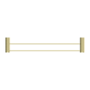 NERO OPAL NON-HEATED DOUBLE TOWEL RAIL BRUSHED GOLD (AVAILABLE IN 600MM AND 800MM)
