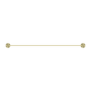 NERO OPAL NON-HEATED DOUBLE TOWEL RAIL BRUSHED GOLD (AVAILABLE IN 600MM AND 800MM)
