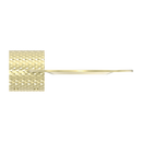 NERO OPAL SOAP DISH HOLDER 150MM BRUSHED GOLD