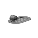 NERO OPAL SOAP DISH HOLDER 150MM GRAPHITE