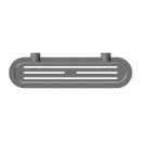 NERO OPAL METAL SHOWER SHELF 420MM GRAPHITE