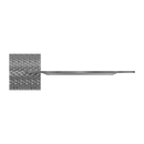 NERO OPAL METAL SHOWER SHELF 420MM GRAPHITE