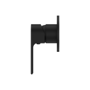 NERO BIANCA SHOWER MIXER PLATE 80MM MATTE BLACK