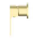 NERO BIANCA SHOWER MIXER PLATE BRUSHED GOLD