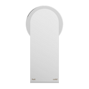 NERO BIANCA SHOWER MIXER PLATE CHROME