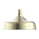 NERO YORK SHOWER HEAD 200MM AGED BRASS