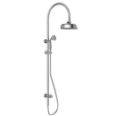 NERO YORK TWIN SHOWER WITH METAL HAND SHOWER CHROME