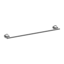 NERO YORK NON-HEATED SINGLE TOWEL RAIL 600MM CHROME