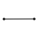 NERO YORK NON-HEATED SINGLE TOWEL RAIL 600MM MATTE BLACK
