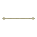 NERO YORK NON-HEATED DOUBLE TOWEL RAIL 600MM AGED BRASS