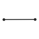 NERO YORK NON-HEATED DOUBLE TOWEL RAIL 600MM MATTE BLACK