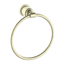 NERO YORK TOWEL RING 199MM AGED BRASS
