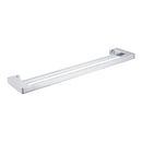 NERO PEARL NON-HEATED DOUBLE TOWEL RAIL CHROME (AVAILABLE IN 600MM AND 800MM)