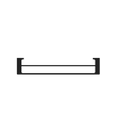 NERO PEARL NON-HEATED DOUBLE TOWEL RAIL MATTE BLACK (AVAILABLE IN 600MM AND 800MM)
